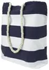Premium Strandtasche Marine – Umweltfreundliche Produktbild-Vorschau 3