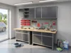 Set armadio da garage per officina, 6 pezzi, 240 cm - Anteprima dell’immagine prodotto 13