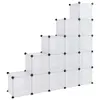 vidaXL Sistema di scaffalature con 15 cubi e ante Anteprima dell’immagine prodotto 1