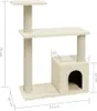 vidaXL Graffiatoio in sisal crema 70 cm Anteprima dell’immagine prodotto 10