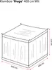Deconet HUGE moustiquaire - L 300 x l 400 cm - BLANC - Voir les images du produit 2
