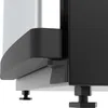 A close-up view of the base of a smoking oven, showing its adjustable feet and structural components. Produktbild-Vorschau