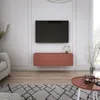 Mobile TV : Rosso mattone, 100 x 34 x 32 cm Anteprima dell’immagine prodotto 3