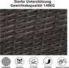 MeXo Gartenmöbel Set Lounge Set Polyrattan Lounges 4-teile Produktbild-Vorschau 6