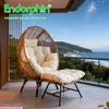 Endorphin Loungesessel Egg Chair Korbsessel für drinnen u. Produktbild-Vorschau 3