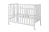 ZEE BAMBI Weiß Beistellbett Baby mit Matratze & Rollen Produktbild-Vorschau 4