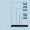 Rotolo estensibile per poster Relaxdays, 51-85 cm, Ø 9 cm, Anteprima dell’immagine prodotto 3