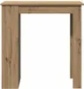 vidaXL Barový stůl s policí Artisan dub 102x50x103,5 cm Náhled obrázku produktu 4