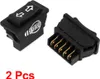 DC 12V Bouton Lève Vitre 5 Broches 20A DPDT Momentané Voir les images du produit 2