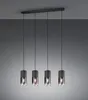 Trio závesné svetlo Robin čierne dymové sklo max. 4 x 28W Náhľad obrázku produktu 2