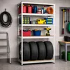 Metalen schap met 5 planken voor in de garage, 180 x 100 x Productafbeelding-voorbeeld 9