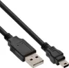 InLine® 33107J USB 2.0 mini kábel, USB A konektor na mini B Náhľad obrázku produktu 1