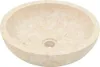 vidaXL Lavabo 40x12 cm marbre crème Voir les images du produit 3