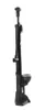 BEE 236008 Fahrradfußpumpe (Schwarz) Luftpumpe Fahrradpumpe Produktbild-Vorschau 3
