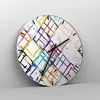 Wanduhr - Rund - Glasuhr - Abstraktion modern - 30x30cm - Produktbild-Vorschau 4