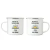 Guten Morgen Emaille Tasse Spruch Sonnenaufgang Arbeit Büro Produktbild-Vorschau 3