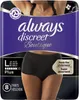 Packaging for Always Discreet Boutique underwear. Podgląd zdjęcia produktu