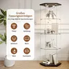 UnboxG 5-eckige Standvitrine mit LED-Beleuchtung Produktbild-Vorschau 6