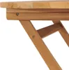 vidaXL Tavolo da giardino pieghevole 85x76 cm in legno Anteprima dell’immagine prodotto 5