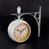 Orologi da parete retrò, bifacciali, silenziosi, in Anteprima dell’immagine prodotto 2