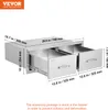 VEVOR 75 x 25 x 50cm Kamintür Doppelschicht Edelstahl BBQ Produktbild-Vorschau 16