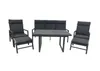 Lounge Set Canberra Gartenmöbel Sitzgruppe Aluminium Produktbild-Vorschau 1