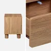 sweeek - Nachttisch mit 2 Schubladen und Holzdekor - Produktbild-Vorschau 4