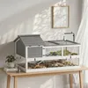 PawHut Schildkrötenhaus aus Holz Schildkrötengehege mit Produktbild-Vorschau 2