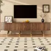 okwish TV skříň s ratanovými posuvnými dveřmi, televizní Náhled obrázku produktu 2
