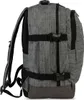 A side view of a gray backpack. Produktbild-Vorschau