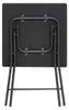 Schwarzer Klapptisch, für zwei Personen, 60 x 60 x 75 cm Produktbild-Vorschau 4
