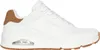 A white Skechers sneaker with brown accents is shown against a white background. Podgląd zdjęcia produktu
