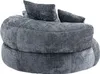 Sweiko Lazy Sofa Durable Comfort Lounger fotel z wysokim Podgląd zdjęcia produktu 16