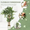 HOMCOM Künstlicher Banyanbaum 120 cm Kunstpflanze mit Produktbild-Vorschau 6