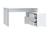 Furniture24 Schreibtisch Tempra 2 T2Kb231L-C734 Weiß Produktbild-Vorschau 3