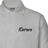 Huuraa Damen Polo Shirt Kurwa Polnisch L Sport Grey Bio Produktbild-Vorschau 2