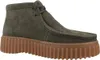 CLARKS Schnürschuhe Torhill Moss Dark Green Nub mit Produktbild-Vorschau 13