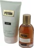 Dsquared2 Potion for Woman Eau de Parfum Flakon mit goldenem Deckel neben Body Lotion Tube 100 ml Podgląd zdjęcia produktu