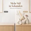 Keramik Vasen Set 3-teilig – Handgearbeitete Steingut Vasen Produktbild-Vorschau 12