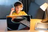 MuchoWow® Laptop Aufkleber Sticker Cover Schöne schwarze Produktbild-Vorschau 3