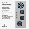 Klarstein Goldflame 4 Slim plynová varná doska, 4 mosadzné Náhľad obrázku produktu 3