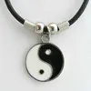 Yin‑Yang Anhänger mit Halsband aus Kunstleder Produktbild-Vorschau 1