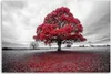 Leinwandbild Roter Baum Landschaft 120x80 Feeby Grau bild Produktbild-Vorschau 3