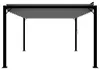 vidaXL Pergola mit Lamellendach 3x4 m Anthrazit Stoff und Produktbild-Vorschau 4