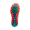 Sohle des La Sportiva Jackal II Woman Gtx Trailrunning-Schuhs in Blau; Rot und Orange mit griffigem Profil. Produktbild-Vorschau