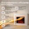 KAMINIO Camino elettrico MATTI - Caminetto da pavimento con Anteprima dell’immagine prodotto 4