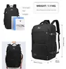 Schwarzer Handgepäck Rucksack Kabinenrucksack 55x40x23 cm – Produktbild-Vorschau 12