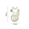 Trombones chaton, 30 pièces de trombones métal Paper Clips Voir les images du produit 2