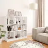 vidaXL Bibliothèque blanche 97,5×29,5×100 cm Bois composite Voir les images du produit 2