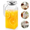 2 Liter Glas Karaffe Glaskrug mit Deckel, Wasserkaraffe, Produktbild-Vorschau 18
